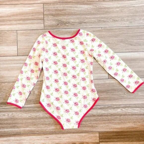 NEW! SweetHoney Rose Print Bodysit, Size 10Y - Picture 4 of 4